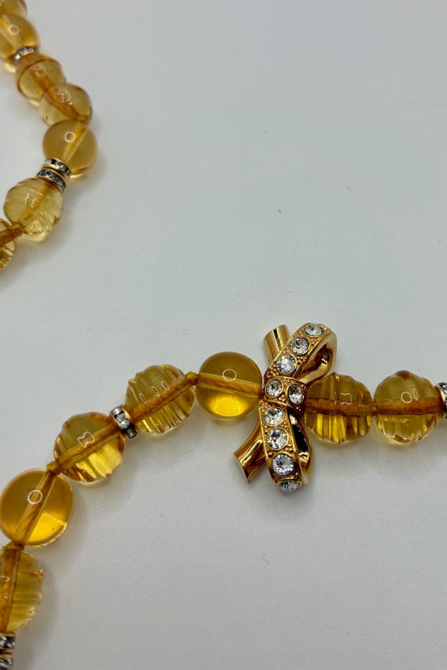 CHANEL Amber Beaded Necklace Selected by The Curatorial Dept. #3
