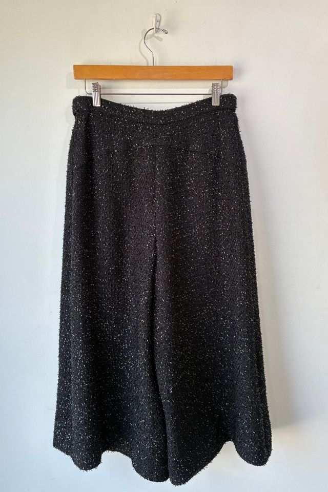 CHANEL Black Boucle Tweed Pants Selected by The Curatorial Dept #2