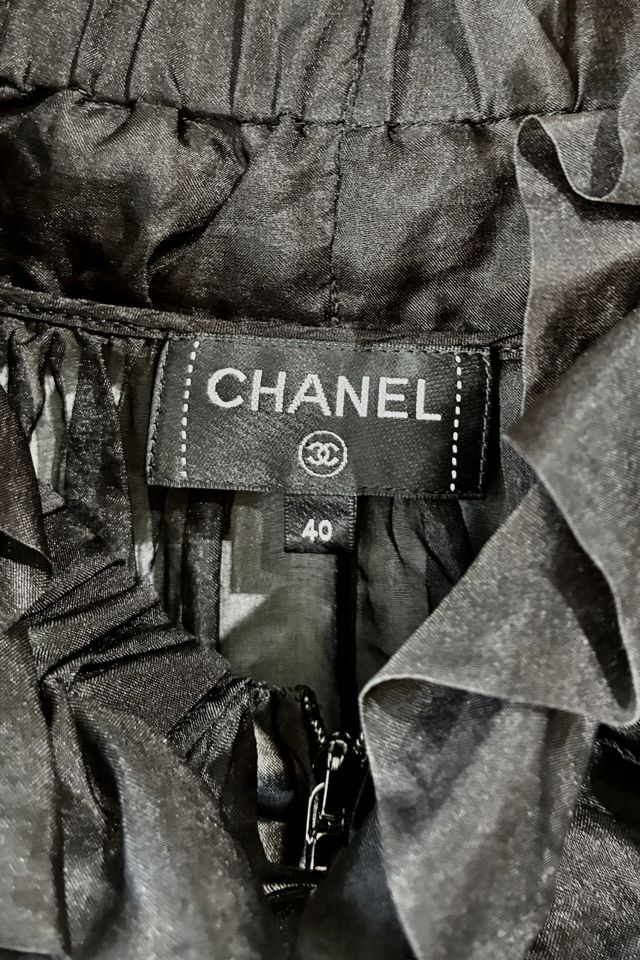 CHANEL Black Silk Georgette Jacket Selected by The Curatorial Dept. #2