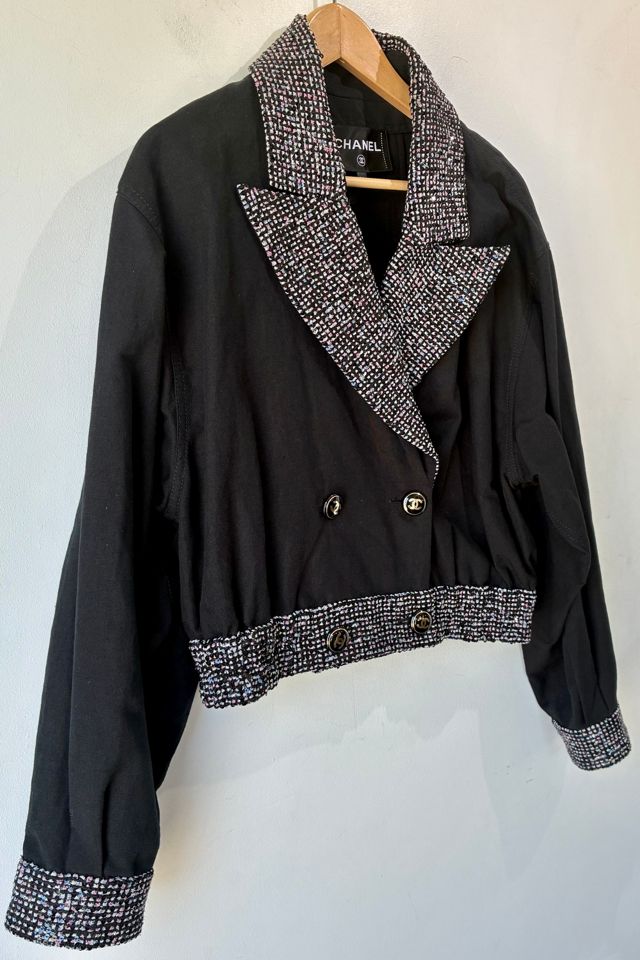 CHANEL Black Double Breasted Jacket Selected by The Curatorial Dept. #1