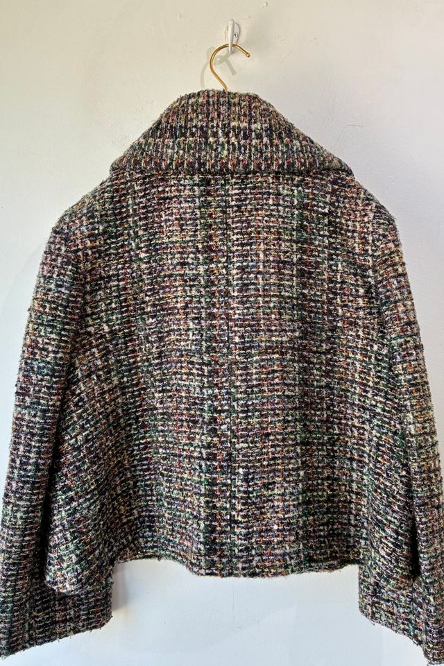 CHANEL Brown, Green, Gold Lesage Tweed Jacket Selected by The Curatorial Dept. #1