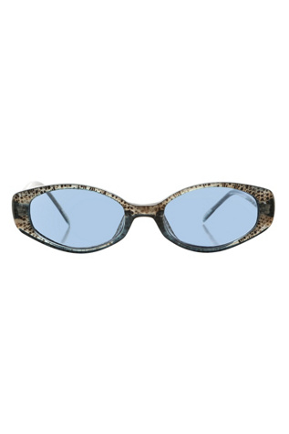 Женские солнцезащитные очки Sunglass Museum Vintage Helena Sunglasses, цвет: Синий — фото 1