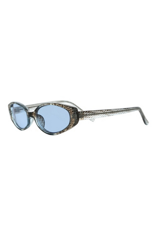 Женские солнцезащитные очки Sunglass Museum Vintage Helena Sunglasses, цвет: Синий — фото 2