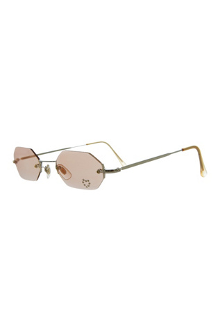 Женские солнцезащитные очки Sunglass Museum Vintage Splashy Sunglasses, цвет: Коричневый — фото 1