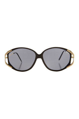 Женские солнцезащитные очки Sunglass Museum Vintage Fern Sunglasses, цвет: Чёрный — фото 1