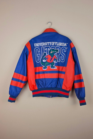 Vintage Uni of Florida Gators Leather Jacket Selected By Igala Vintage