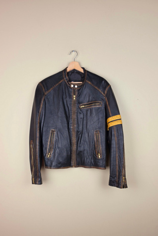 80s Vintage Bike Leather Jacket Selected By Igala Vintage
