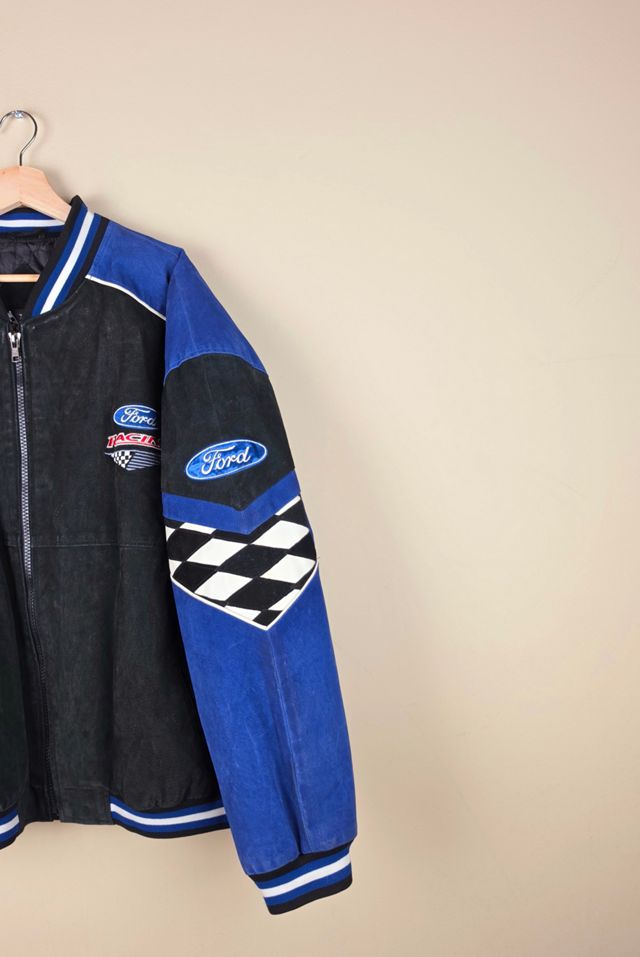 90s Vintage Ford Racing Leather Jacket Selected By Igala Vintage #2