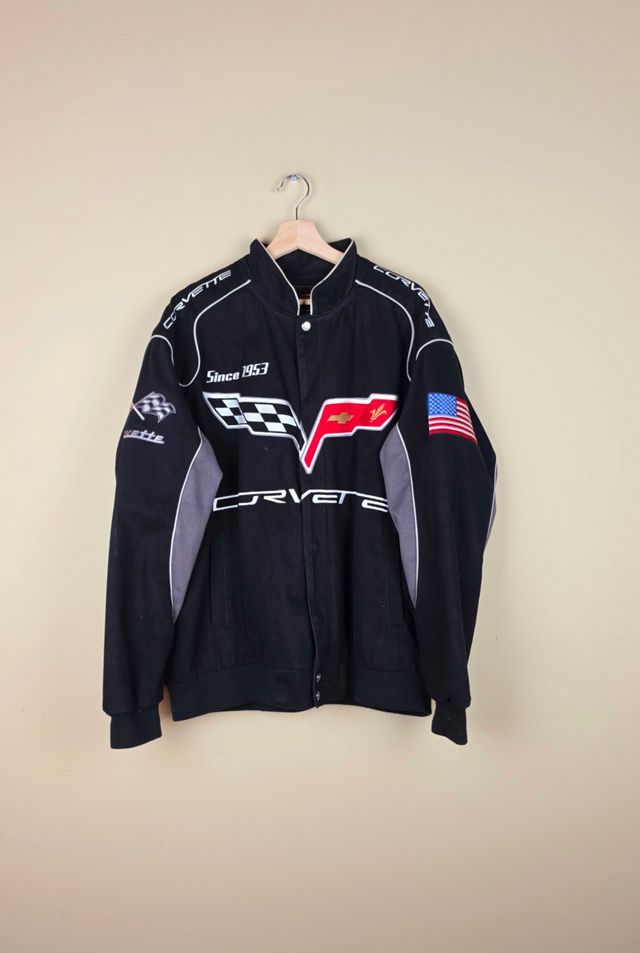 90s Vintage Jeff Hamilton x Corvette Racing Jacket Selected By Igala Vintage #1