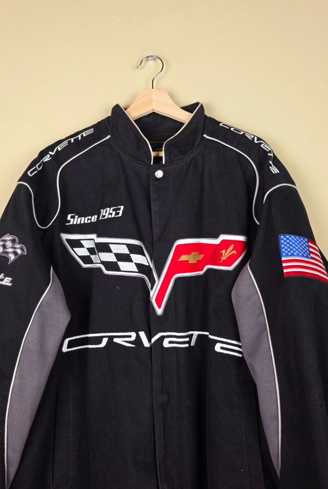 90s Vintage Jeff Hamilton x Corvette Racing Jacket Selected By Igala Vintage #3