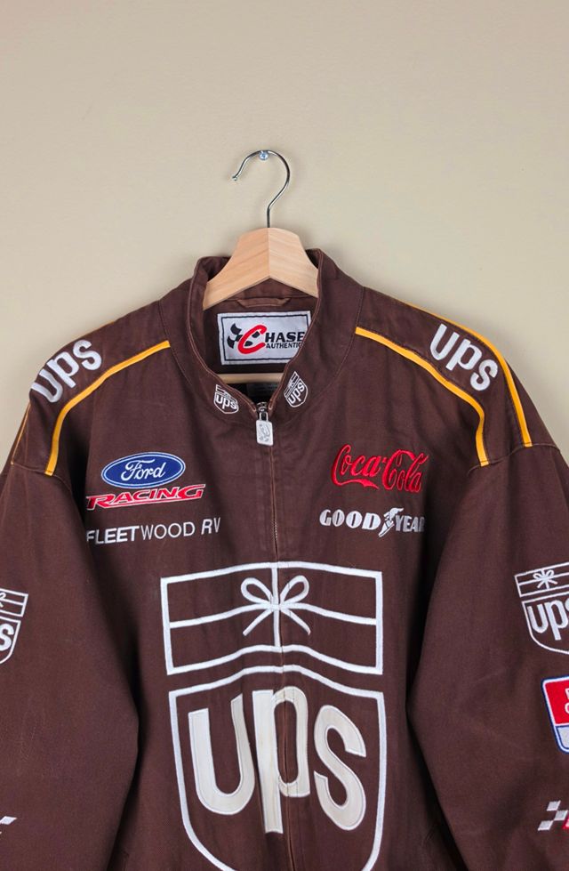 90s Vintage UPS NASCAR Racing Jacket Selected By Igala Vintage #2
