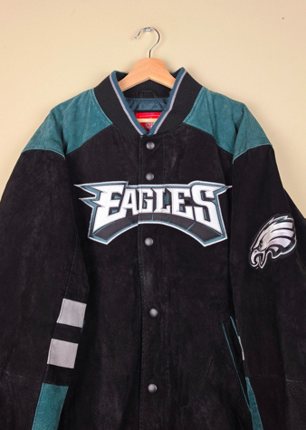 Vintage Philadelphia Eagles NFL Leather Jacket Selected By Igala Vintage