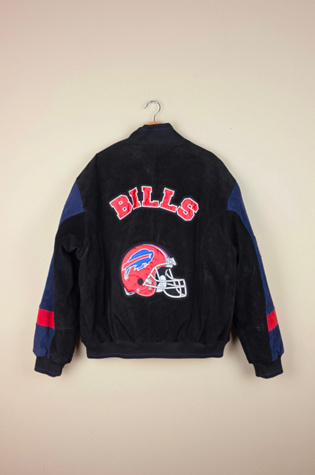 Vintage New York Buffalo Bills NFL Leather Jacket Selected By Igala Vintage