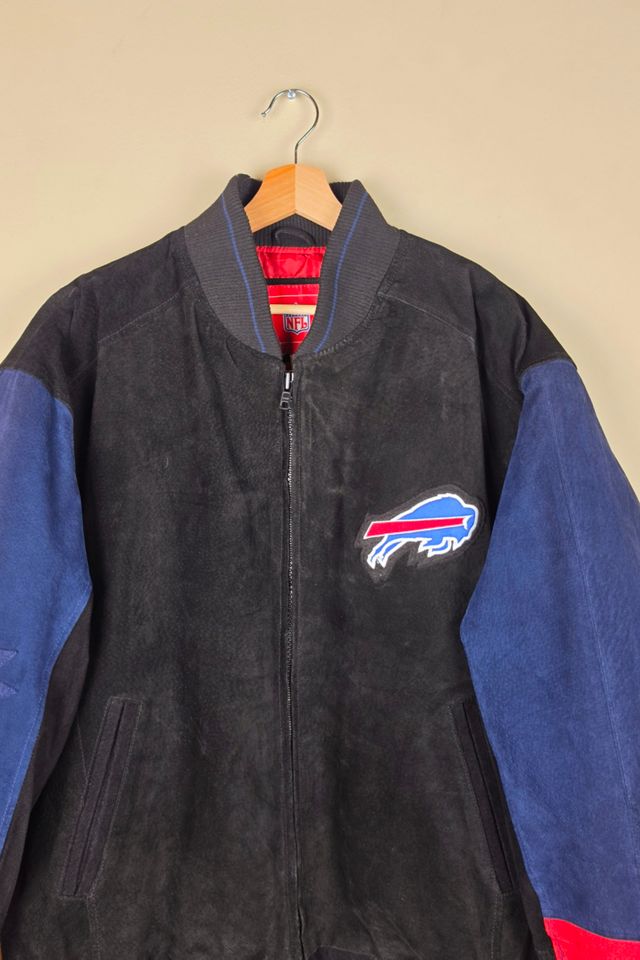 Vintage New York Buffalo Bills NFL Leather Jacket Selected By Igala Vintage #3