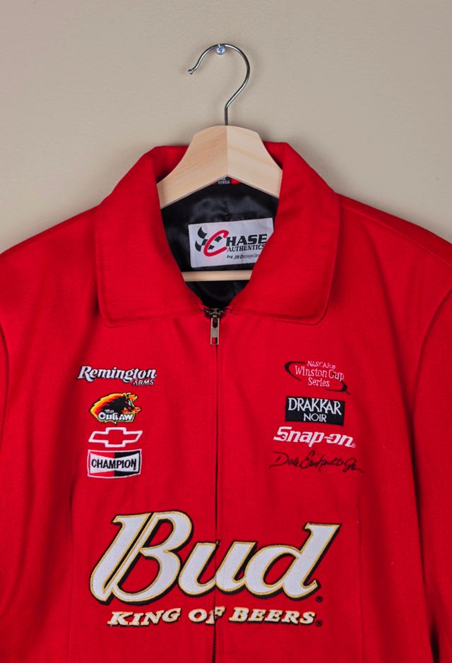 Vintage Chase Authentics Budweiser Cropped Jacket Selected By Igala Vintage #2