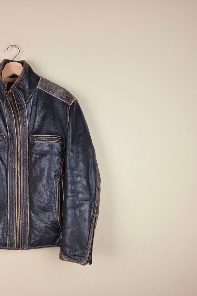 80s Vintage Andrew Marc Leather Jacket Selected By Igala Vintage #1