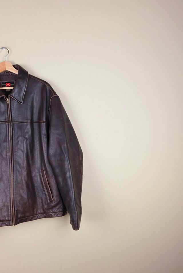 80s Vintage Andrew Marc Leather Jacket Selected By Igala Vintage #1