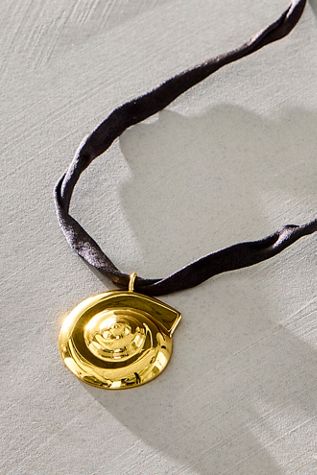 Anita Berisha Spiraling Inwards Pendant Necklace