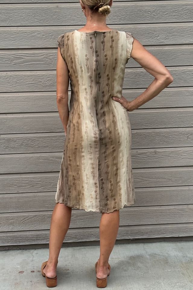 Taupe Ombre Texture Fitted Sundress Selected by Picky Jane #3