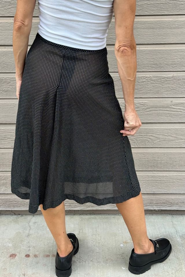 Semi Sheer Cotton Polka Dot Aline Skirt Selected by Picky Jane #3