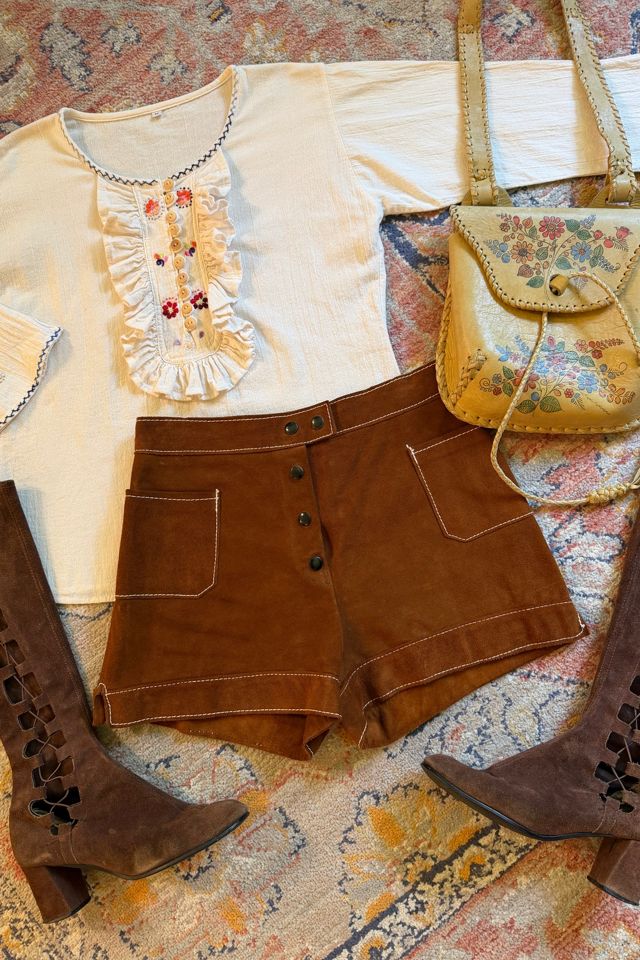 Vintage Boho Cotton Embroidered Peasant Blouse Selected by Two Vintage Twins #1