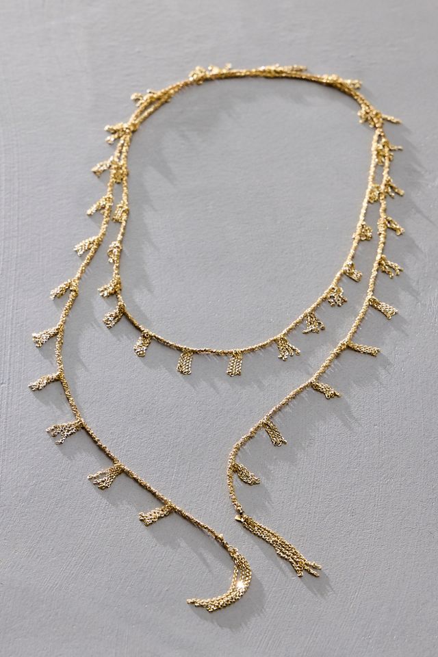 Marie Laure Chamorel N° 944 Multi-Twist Lariat Necklace #1
