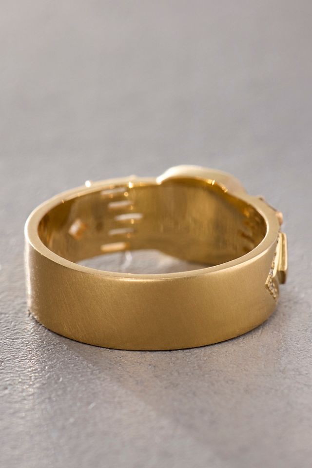 Celine D'Aoust Salt & Pepper Diamond Ring #3