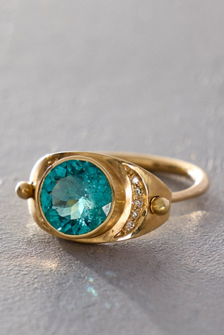 Celine D'Aoust Turquoise Tourmaline Ring