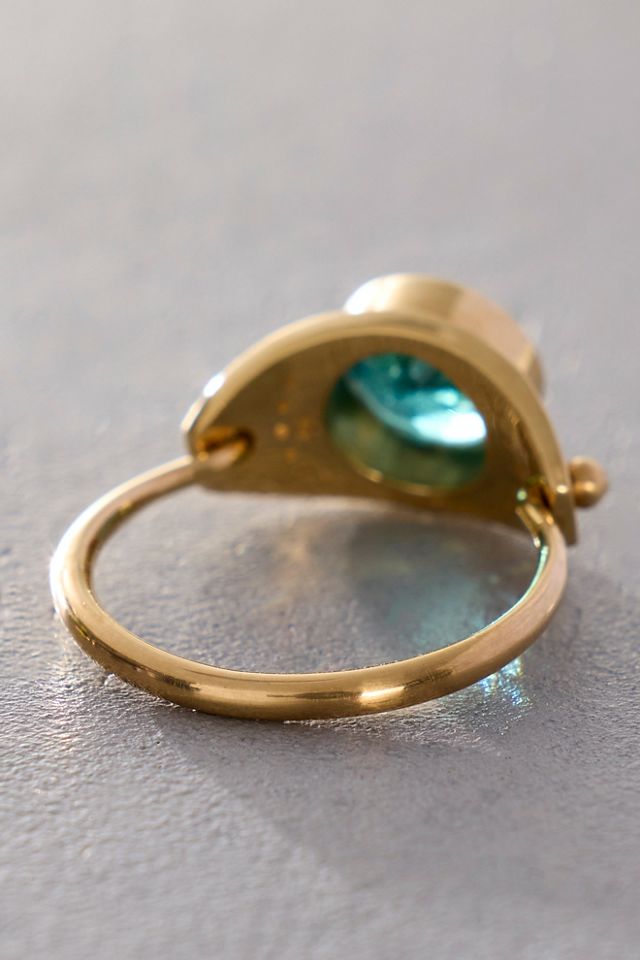 Celine D'Aoust Turquoise Tourmaline Ring #3