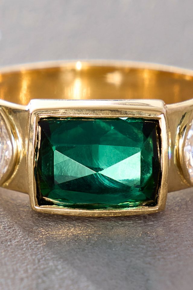 Celine D'Aoust Green Tourmaline Ring #1