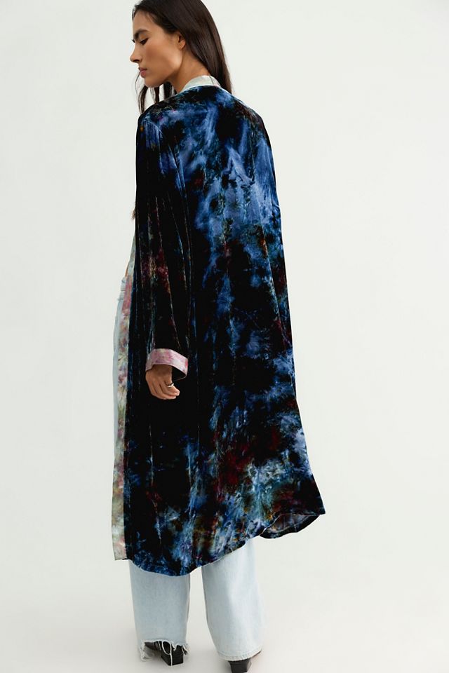 Riverside Silk Velvet Duster #1