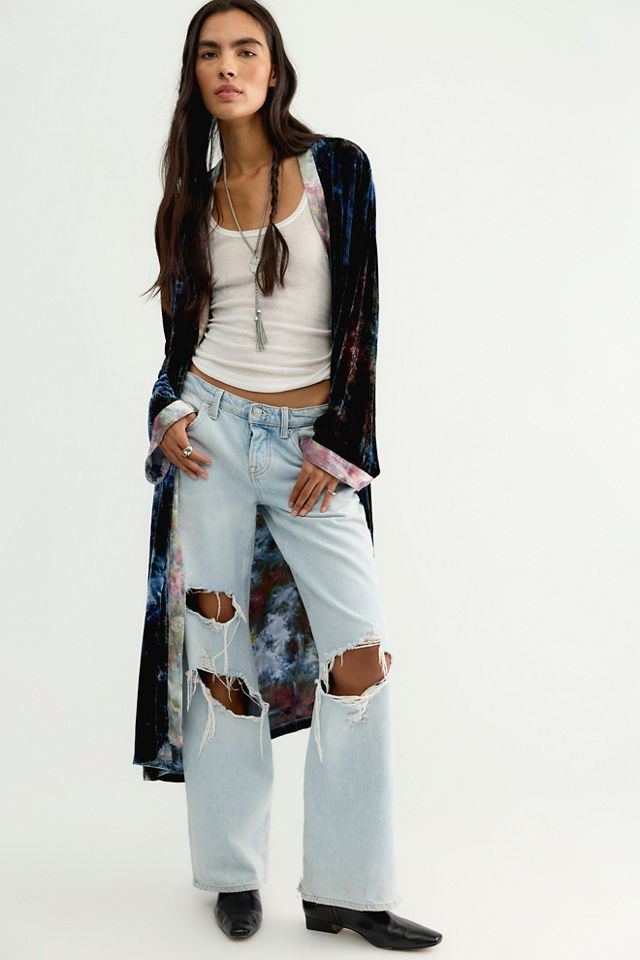 Riverside Silk Velvet Duster #2
