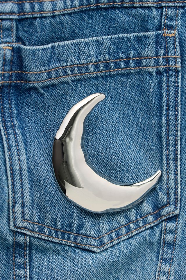 Icon Metal Barrette Brooch #3