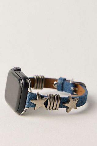 Austin Star Denim Apple Watch Strap by Free People