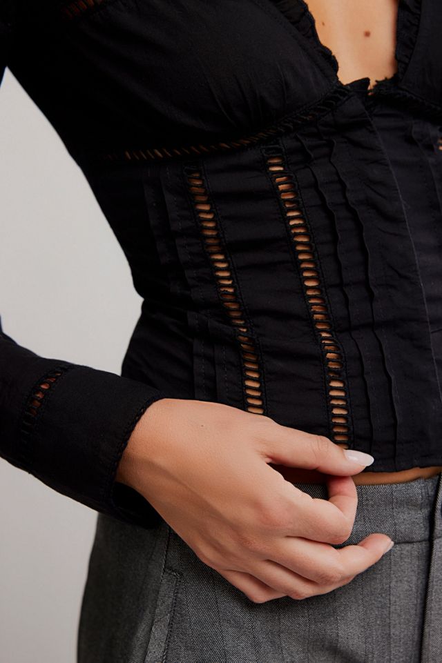 Frankie Corset Long Sleeve Top #3