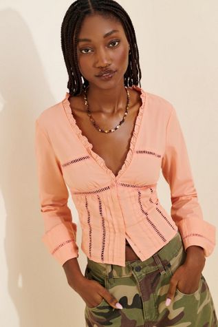 Frankie Corset Long Sleeve Top