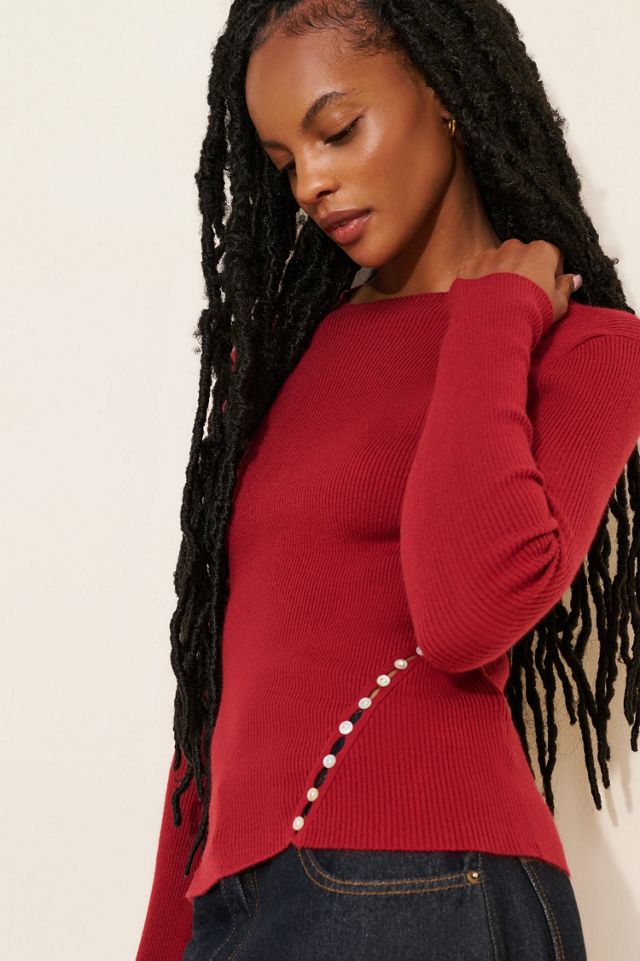 Find Me Now Fitted Mock-Neck Knit Top #2