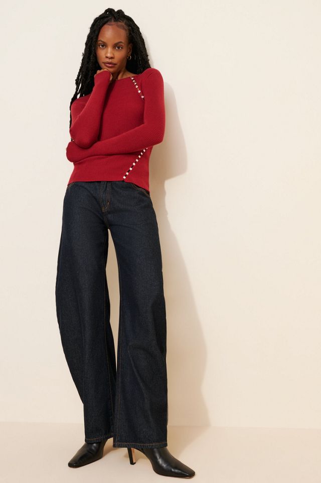 Find Me Now Fitted Mock-Neck Knit Top #3