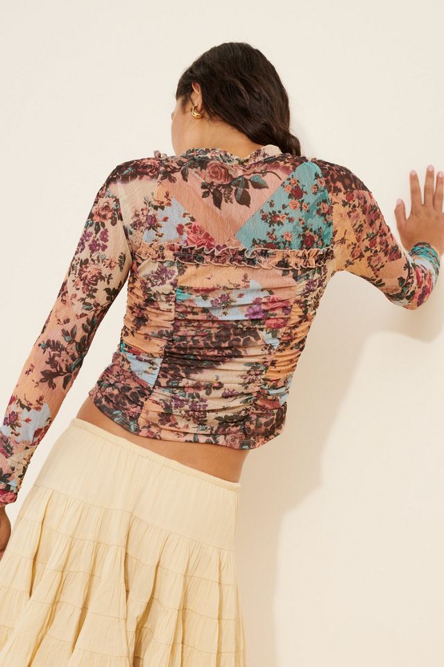 Ariana Long Sleeve Ruched Top #1