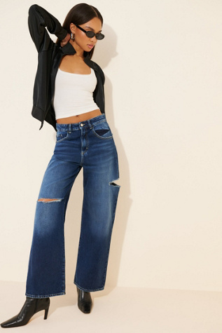 Icon Denim Poppy Mid Rise Ripped Jeans