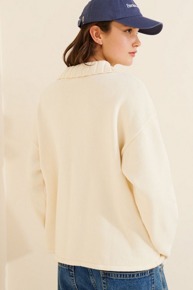 Rumored Weekender Quarter Zip Pullover Sweater #1