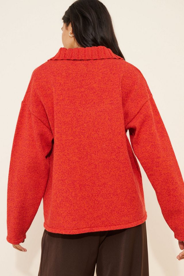 Rumored Weekender Quarter Zip Pullover Sweater #1