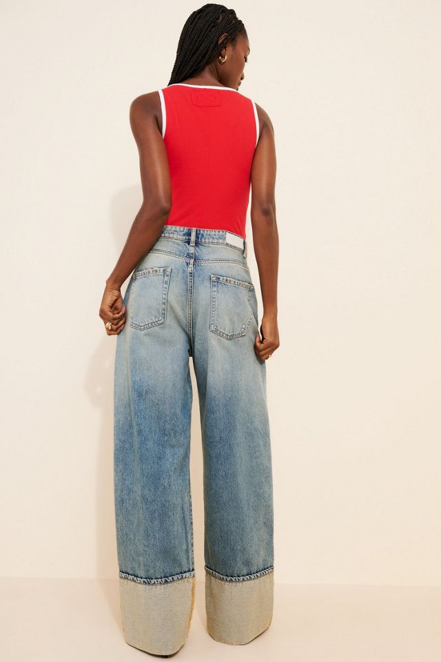 Icon Denim Wide Leg Woman Jeans #1