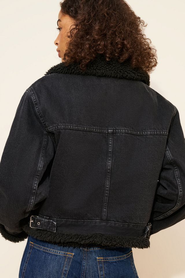 RE/DONE Denim Aviator Jacket #1