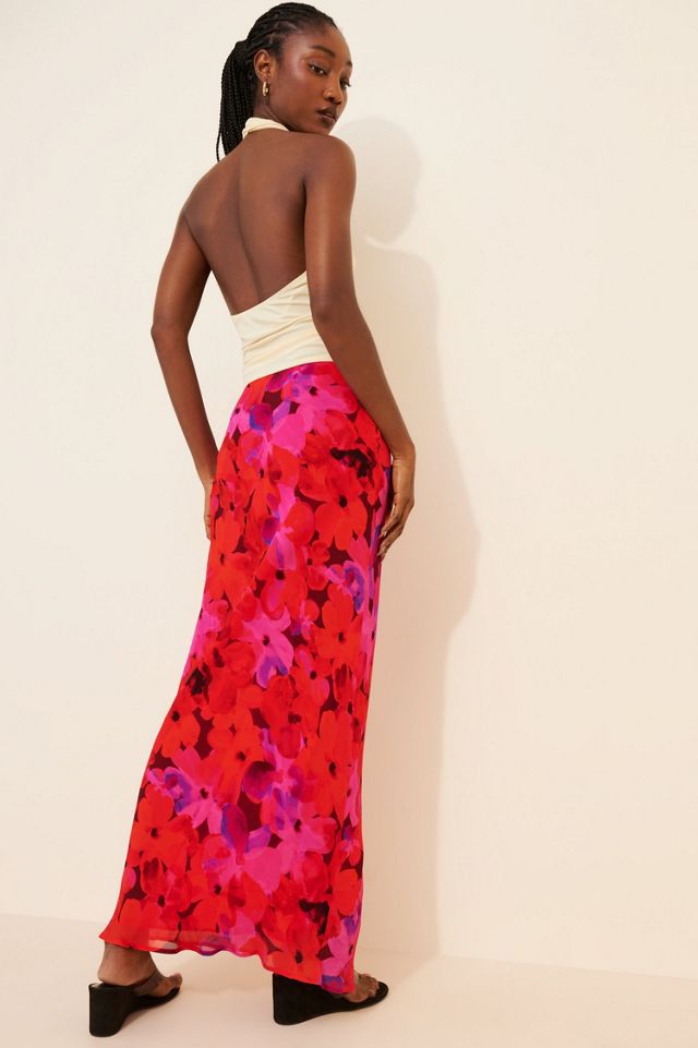 Rumored Archive Bias Slip Maxi Skirt #1