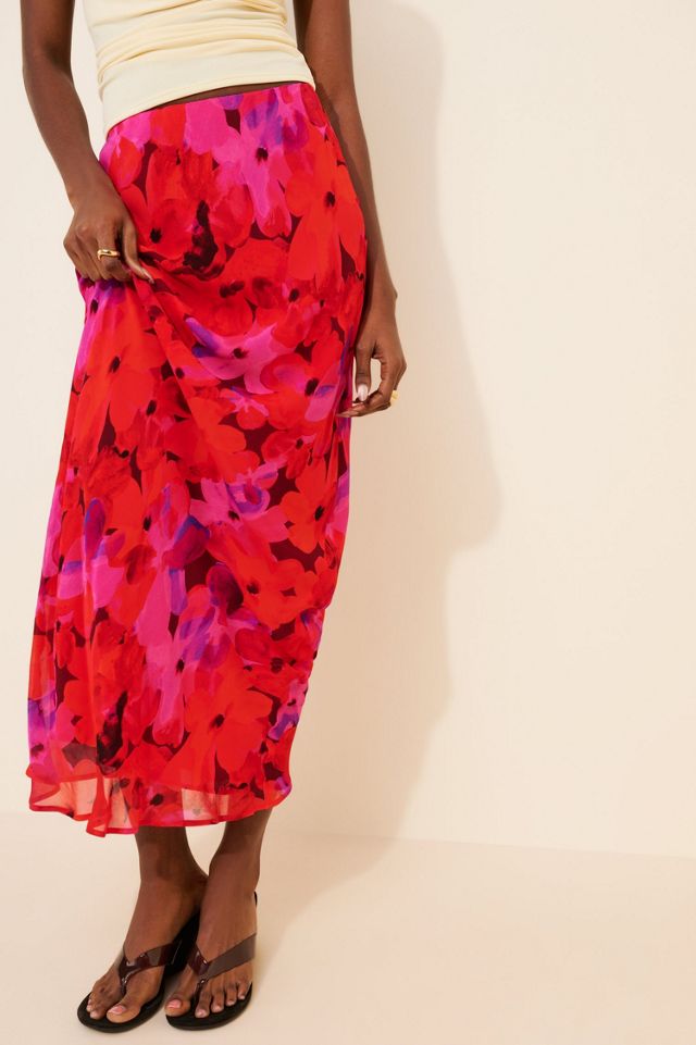 Rumored Archive Bias Slip Maxi Skirt #3