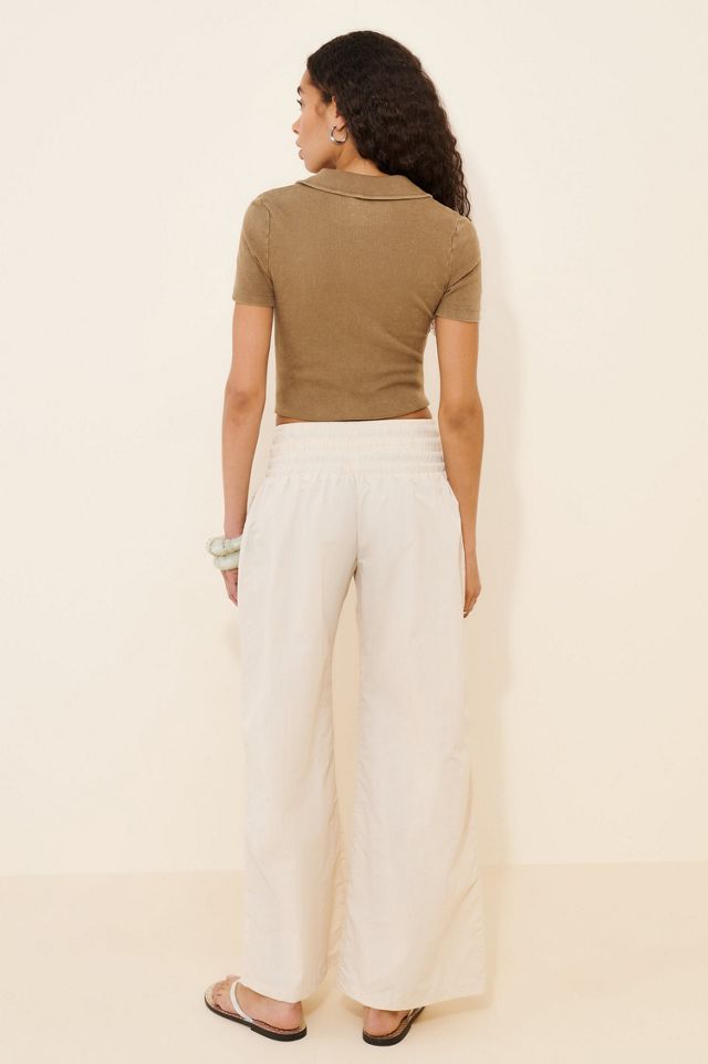 taottao Drawstring Waistband Pants #1