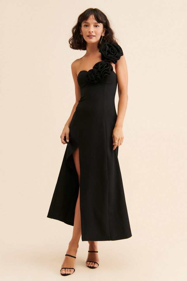 The Wolf Gang One-Shoulder Flores Maxi Dress #3