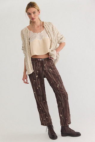 Magnolia Pearl Yarn Dye Miner Pants by Free People