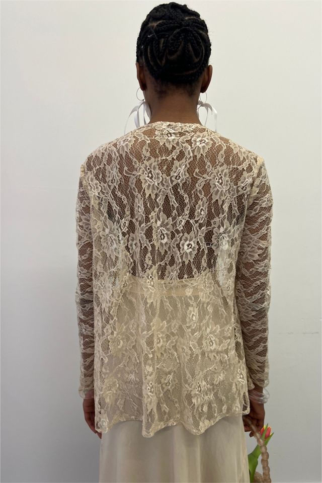 1970s Lace Shawl Top Selected By Orange Juice Only #2